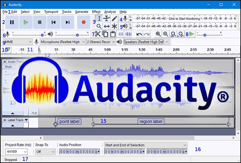 Phầm mềm Audacity